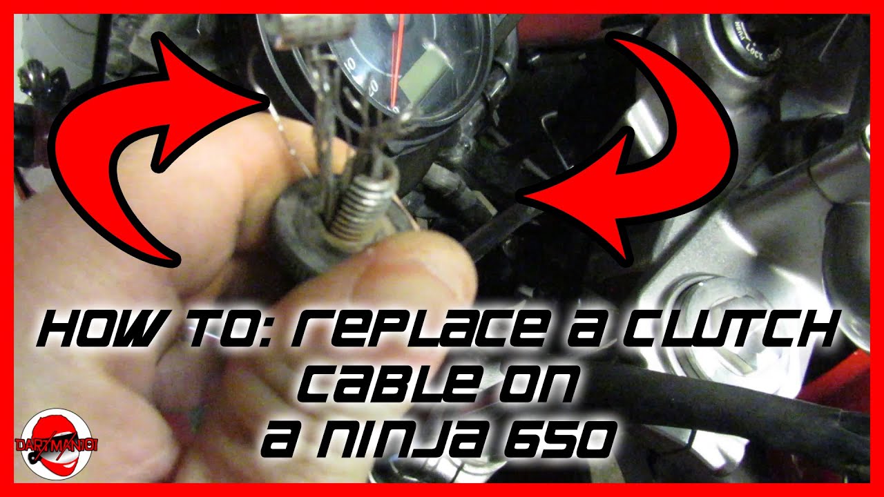 How To Replacing A Clutch Cable On A Ninja 650 YouTube