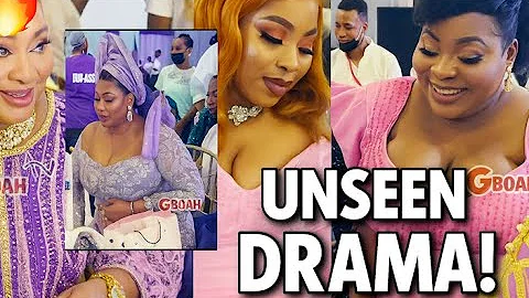 Drama Unfolds!  Laide Bakare, Fathia, Wunmi Ajiboye, Bimbo, Cause a Stir at Foluke’s Mum’s Burial