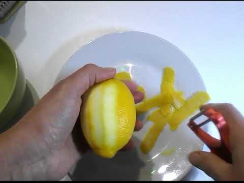 Как сделать лимонную цедру в домашних условиях
