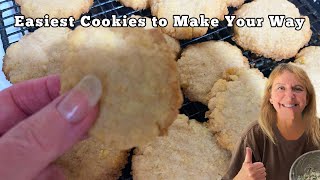 Cookie Recipe EASY 3 Ingredients & Favorite FLAVOR Tips* Ginger Sugar Cookies - Gluten Free Cake Mix