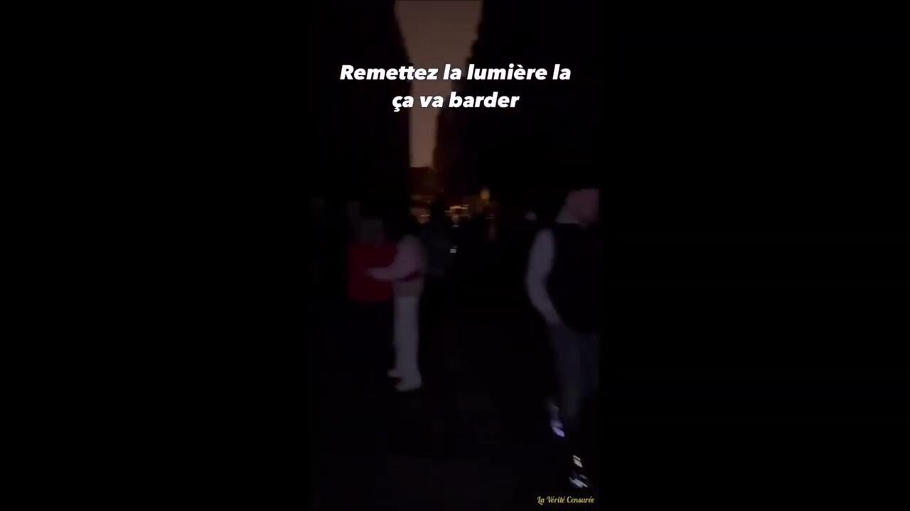 Blackout in Paris, 2022 YouTube