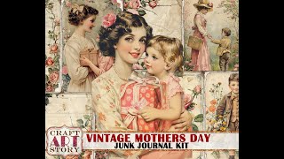 Mothers Day Junk Journal Kit by SharmStudio 432 views 2 months ago 1 minute, 25 seconds