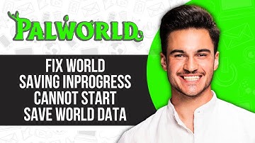 Fix "World Saving InProgress Cannot Start Save World Data" In Palworld