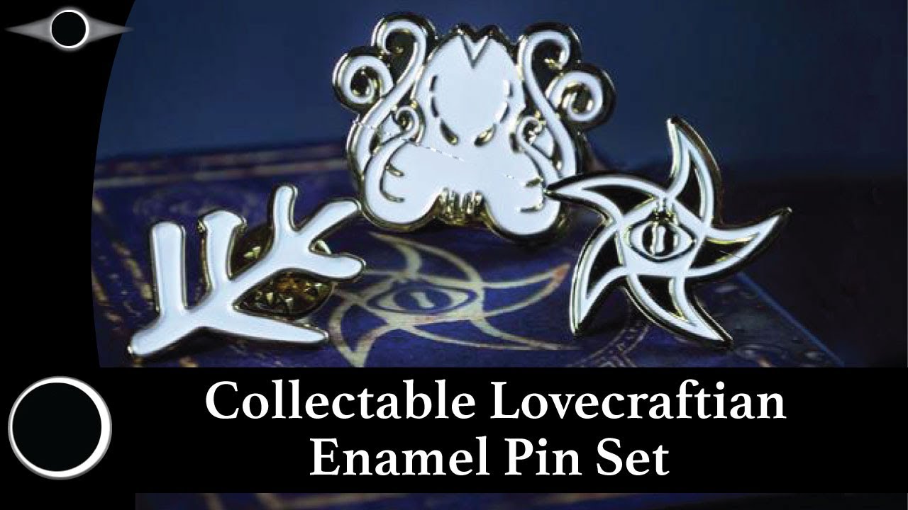 Collectible Lovecraft Enamel Pins (