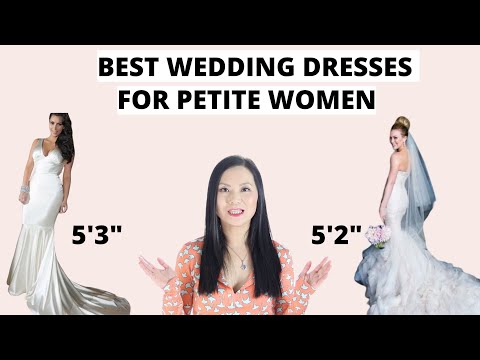 best wedding dress styles for petite brides