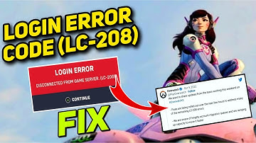 FIXED✅ LC 208 ERROR CODE,PROFILE STATS ERROR OVERWATCH 2 | OVERWATCH 2 LOGIN ERROR LC 208 FIXED
