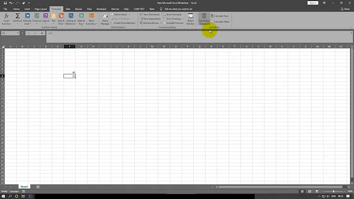 [Fix] excel formulas not updating automatically