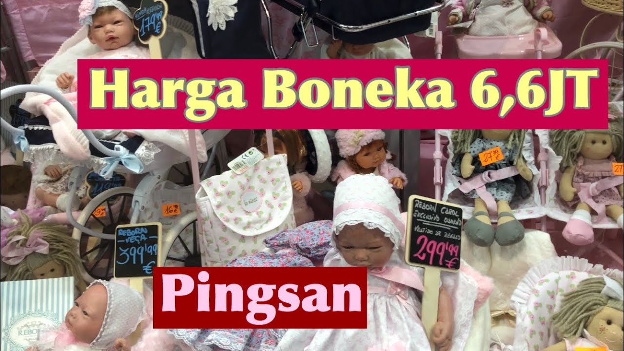 Boneka ini disebut babydoll reborns dan memiliki sertivikat. Boneka ini terbuat dari silikon harga n. 