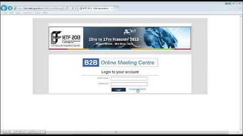 Tutorial Video on How to Log in to Online B2B Meeting Centre