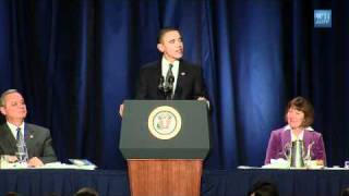 Obama Speaks at National Prayer Breakfast