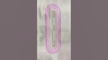 Spirograph ruler design ASMR Satisfying #shorts #spirograph #youtubeshorts