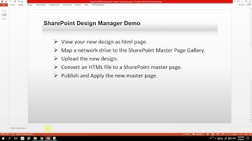 SharePoint 2016 branding part 3 - design manager demo بالعربى