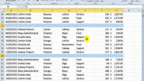 Quickly delete multiple blank rows and/or columns in Excel