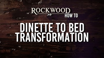 How To: Transform your Dinette into a Bed in your Rockwood RV!