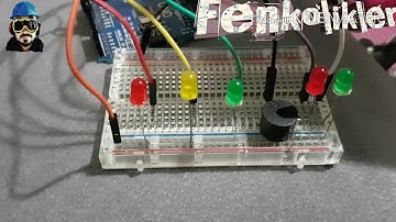 Arduino ile Trafik Işıkları-  Yaya Lambalı