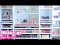 ORGANIZING MY HUGE MAKEUP COLLECTION + DREAM MAKEUP STORAGE