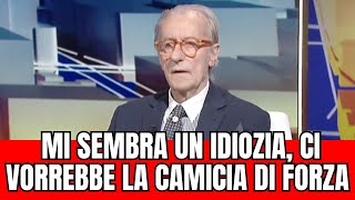 Vittorio Feltri: Con Macron e diventato un manicomio, ci vorrebbe la camicia di forza.