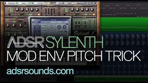 Sylenth Tutorial - Modulation Envelope Pitch Trick