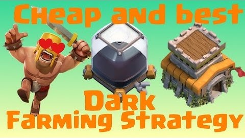 Clash of Clans | Best Dark Elixir Farming Strategy TH 8 (TOWNHALL 8) Full HD |