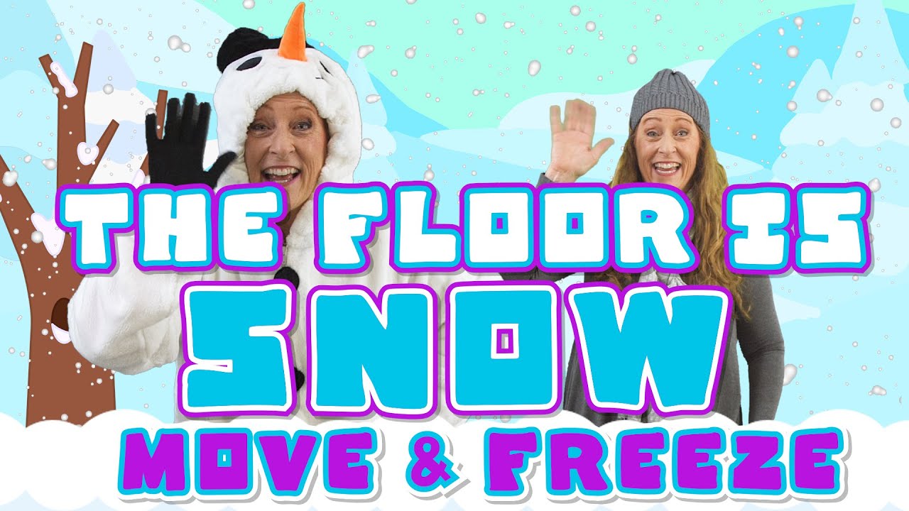 The Floor Is Snow ️ Lava Freeze Dance | Winter Brain Break for Kids ...