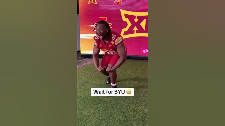 Wait for BYU 😂 (via thebig12conference/TT)