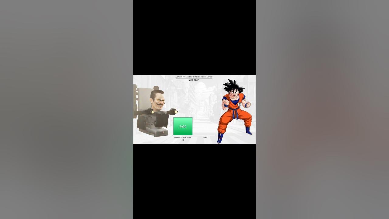 G Man 2.0 Skibidi Toilet vs Goku Power Level 