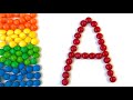 ABC | Learn letters of English Alphabet with candies