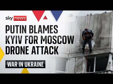 Ukraine War: Putin blames Kyiv for Moscow drone attack.