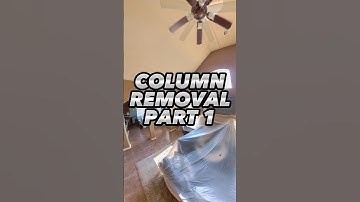 PROJECT UPDATE: Column Removal & and other Living Room Home Improvements Part 1