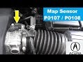 Acura TL Map Sensor Testing and Replacement P0107 / P0108