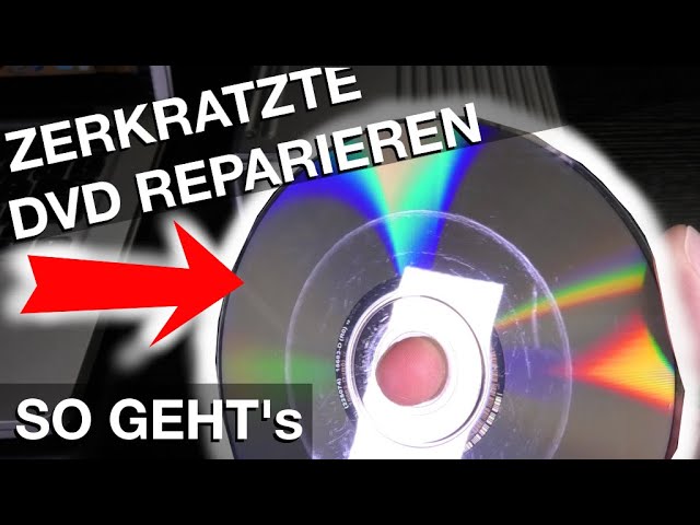 ZERKRATZTE DVD REPARIEREN (So einfach geht's!) 