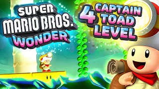 4 CAPTAIN TOAD Level in Super Mario Bros. Wonder