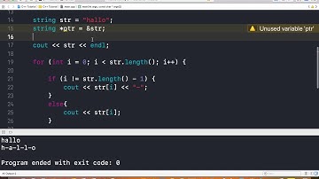 C++ mit Xcode programmieren - Zeiger auf Strings