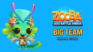 Zooba Gameplay BIG TEAMS || *Squad Mode* 5vs5 Lizzy Won !