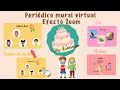 ☑️PERIÓDICO MURAL VIRTUAL O DIGITAL  en POWERPOINT  con efecto ZOOM🔎 / mural digital 💜