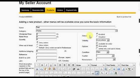 Registering Products in Agile Multiple Seller - Part One