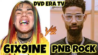 6IX9INE Makes Fun Of PNB ROCK L0SlNG His LlFE Due To Their Past Issues, Explained Resimi