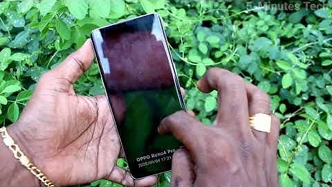 How to add or remove camera watermark in Oppo Reno 4 Pro