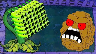 Plants vs Zombies New Cartoon Animation - Pea Plants Power up vs Zombies Noob pvz free