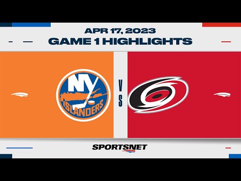 NHL Game 1 Highlights | Islanders vs. Hurricanes - April 17, 2023