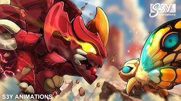 Baby Godzilla x Kong: Destoroyah vs Mothra – Animation 24
