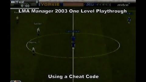LMA Manager 2003 One Level Playthrough using an Xbox Cheat Code :D #Xbox #Microsoft #CheatCodes #Sub