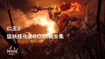 【Nioh2 | 仁王2】猛妖怪化全BOSS合集 & 戰鬥思路分享 | Brute Yokai Shift All Bosses (NG+)