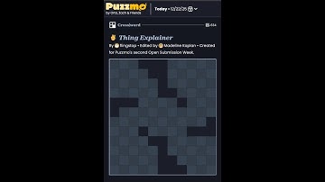 Puzzmo Crossword 22/12/2025