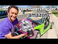 Testing 300 amazon supercharger will it blow