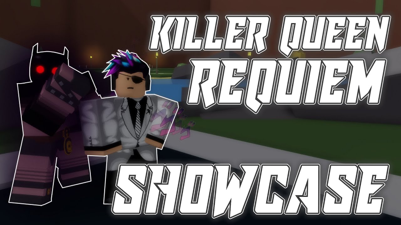 Killer Queen Requiem Showcase A Bizarre Day Kqr Roblox Youtube - killer queen bites the dust shadow roblox