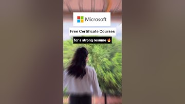 Top Microsoft Certifications for Free🔥💯 #success #job #jobsearch #job2024 #microsoft #google