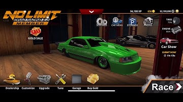 No Limit Drag Racing 2.0  5.6-5.7 Ford Thunderbird’86 (1.7.0)#nolimitdragracing2