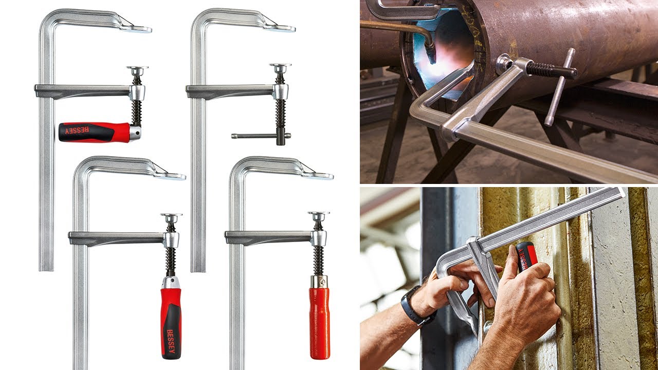 Ścisk śrubowy ślusarski stalowy 500x120mm GZ BESSEY GZ50-12-2K