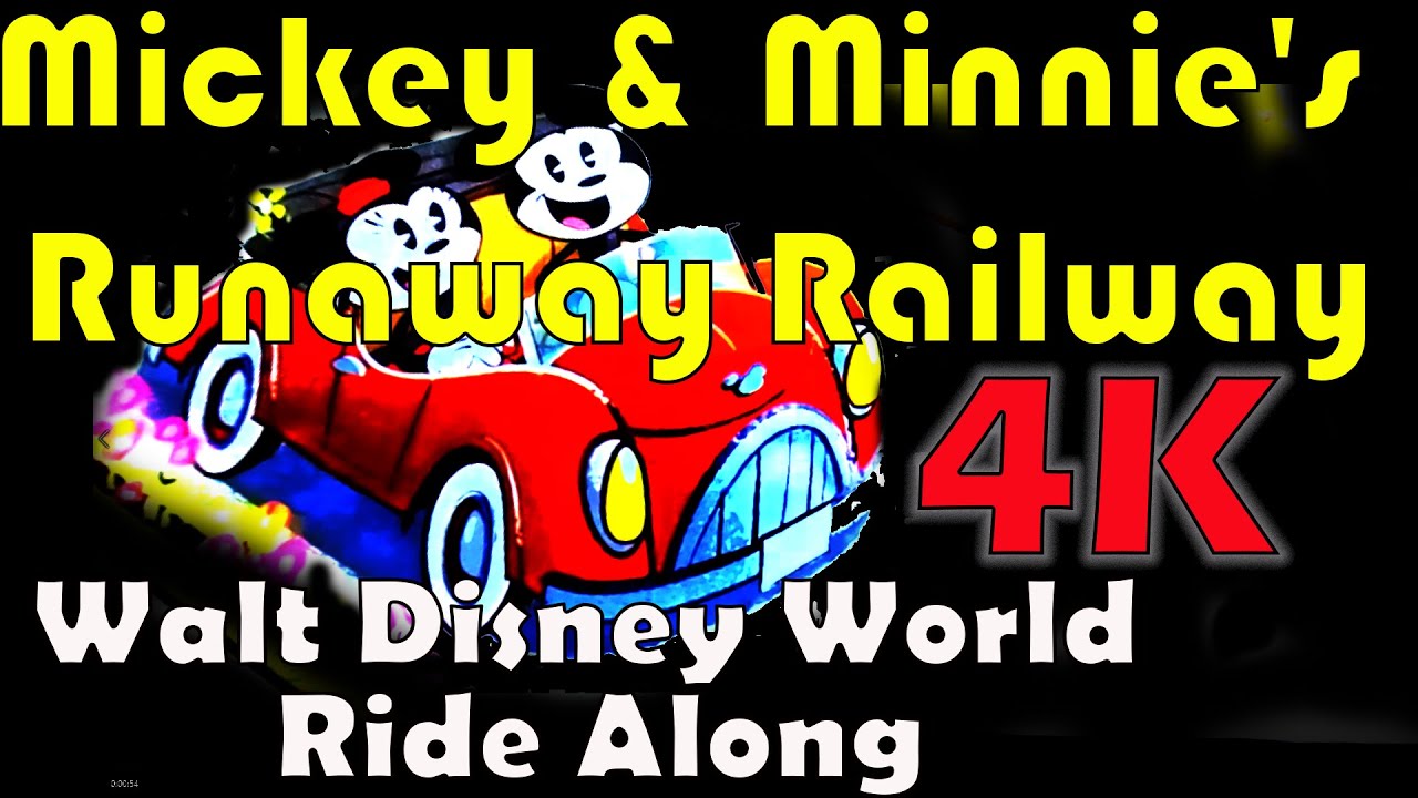 Walt Disney World Ride Alongs: Mickey & Minnie's Runaway Railway  4K